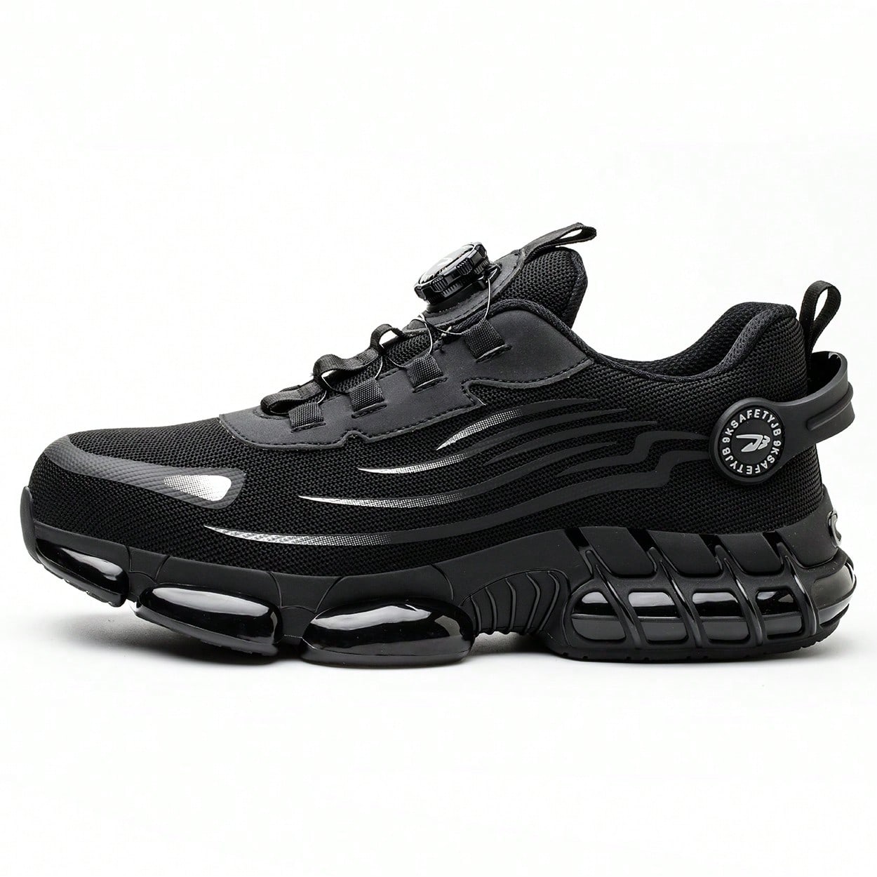 Men's Safety Shoes, Lightweight Breathable Anti-Smash Work Shoes