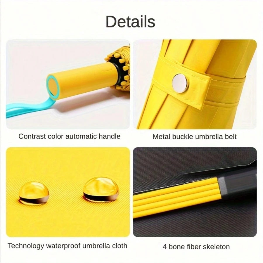 72 Bone Super Strong Windproof Automatic Sun Umbrella For Men Women Large Rainproof Sun-Proof UV Protection Folding Umbrellas