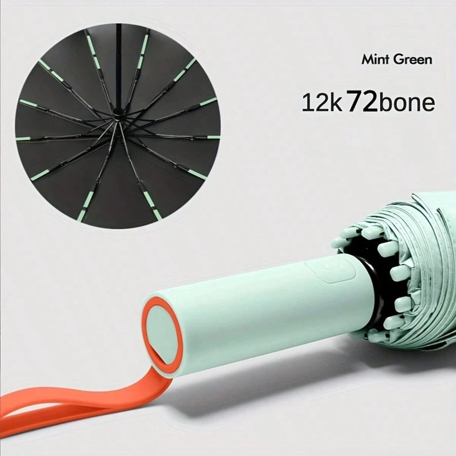72 Bone Super Strong Windproof Automatic Sun Umbrella For Men Women Large Rainproof Sun-Proof UV Protection Folding Umbrellas