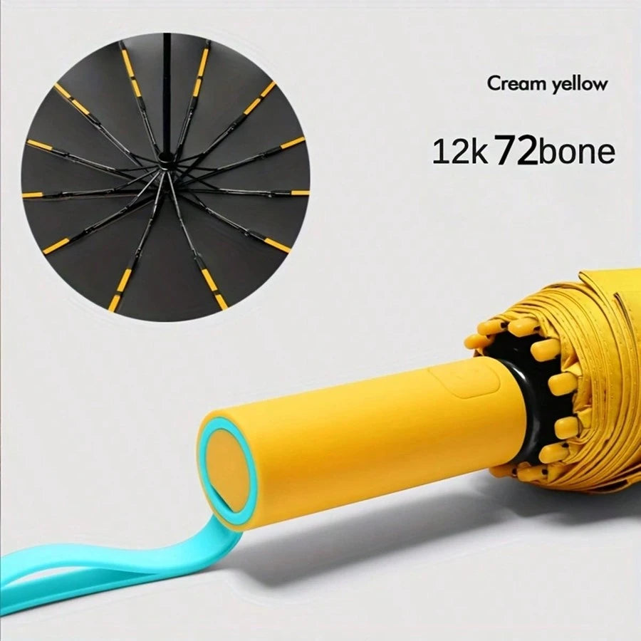 72 Bone Super Strong Windproof Automatic Sun Umbrella For Men Women Large Rainproof Sun-Proof UV Protection Folding Umbrellas