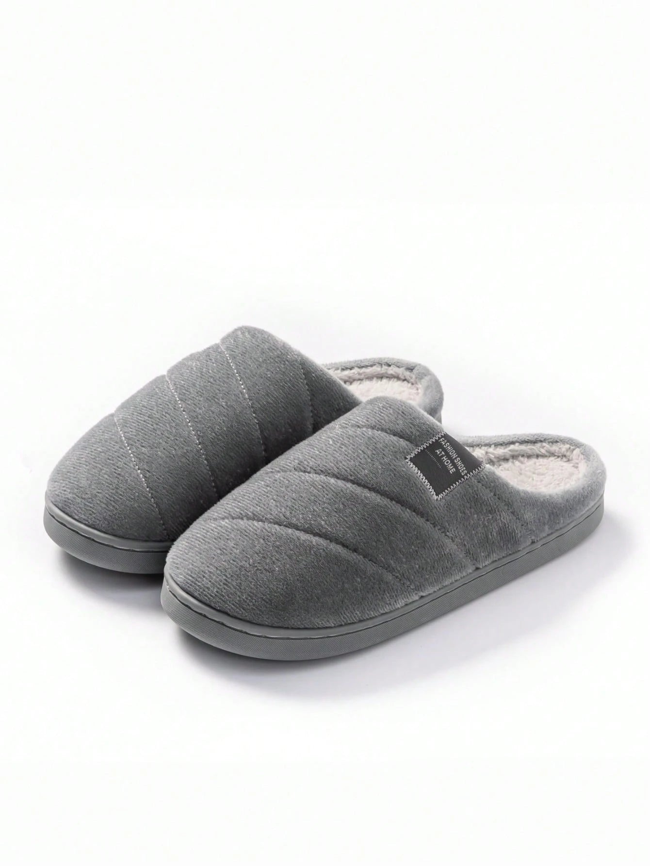Warm And Comfortable Plush Slippers, Non-Slip Indoor Shoes
