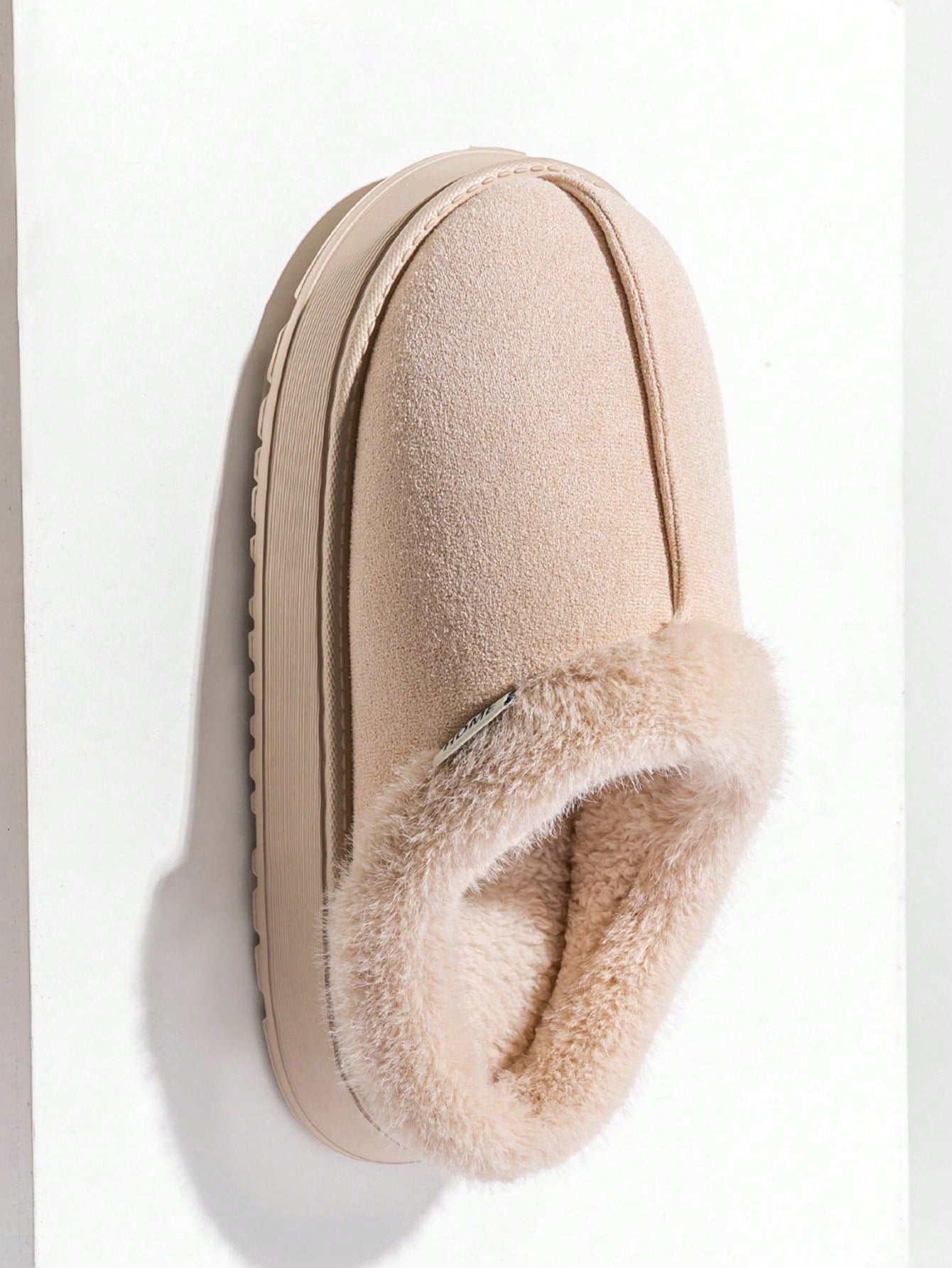 Fashionable & Cozy Men's Coffee Fuzzy Slippers