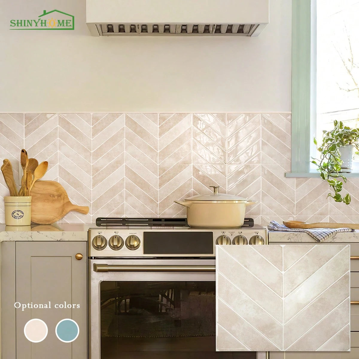 Self Adhesive Wall Tile - 3D Adhesive Peel And Stick Tile Backsplash For Kitchen, Bathroom, Waterproof And Oil-Proof Wall Tiles Stickers Sticker Personalised Stickers Kitchen Decor