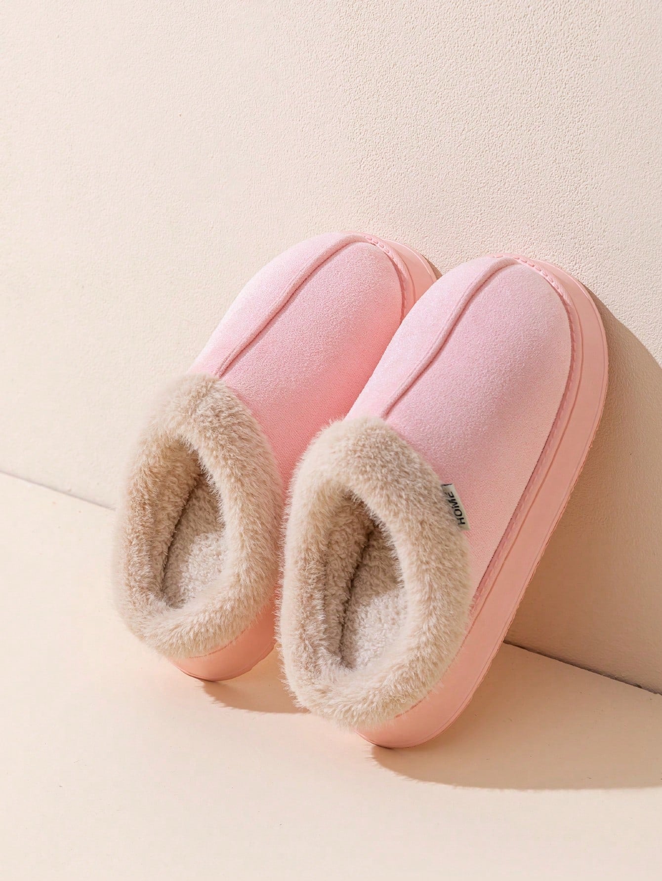 Women's Autumn inter Plush Lined Thick Sole Slippers Comfortable Non-Slip Warm Indoo utdoor Soft Luxury Fuzzy Slides