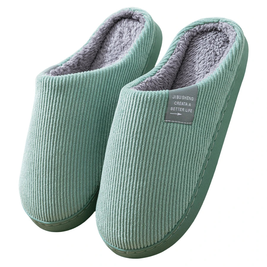 Men's Letter Decor Bedroom Slippers