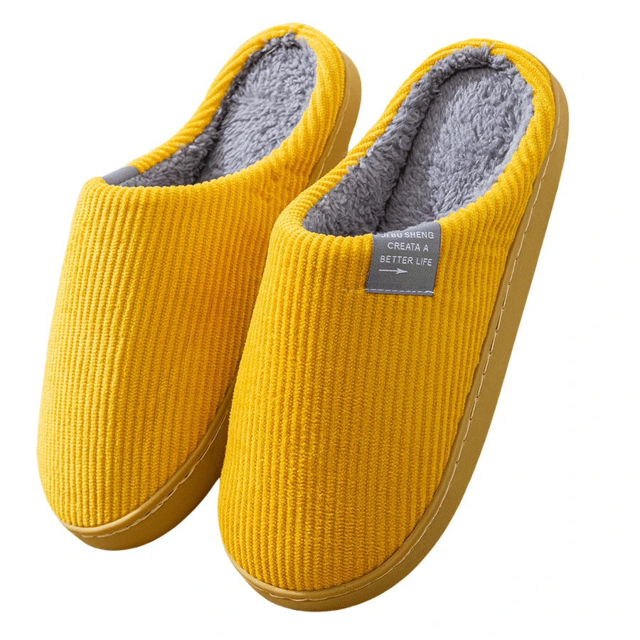 Men's Letter Decor Bedroom Slippers