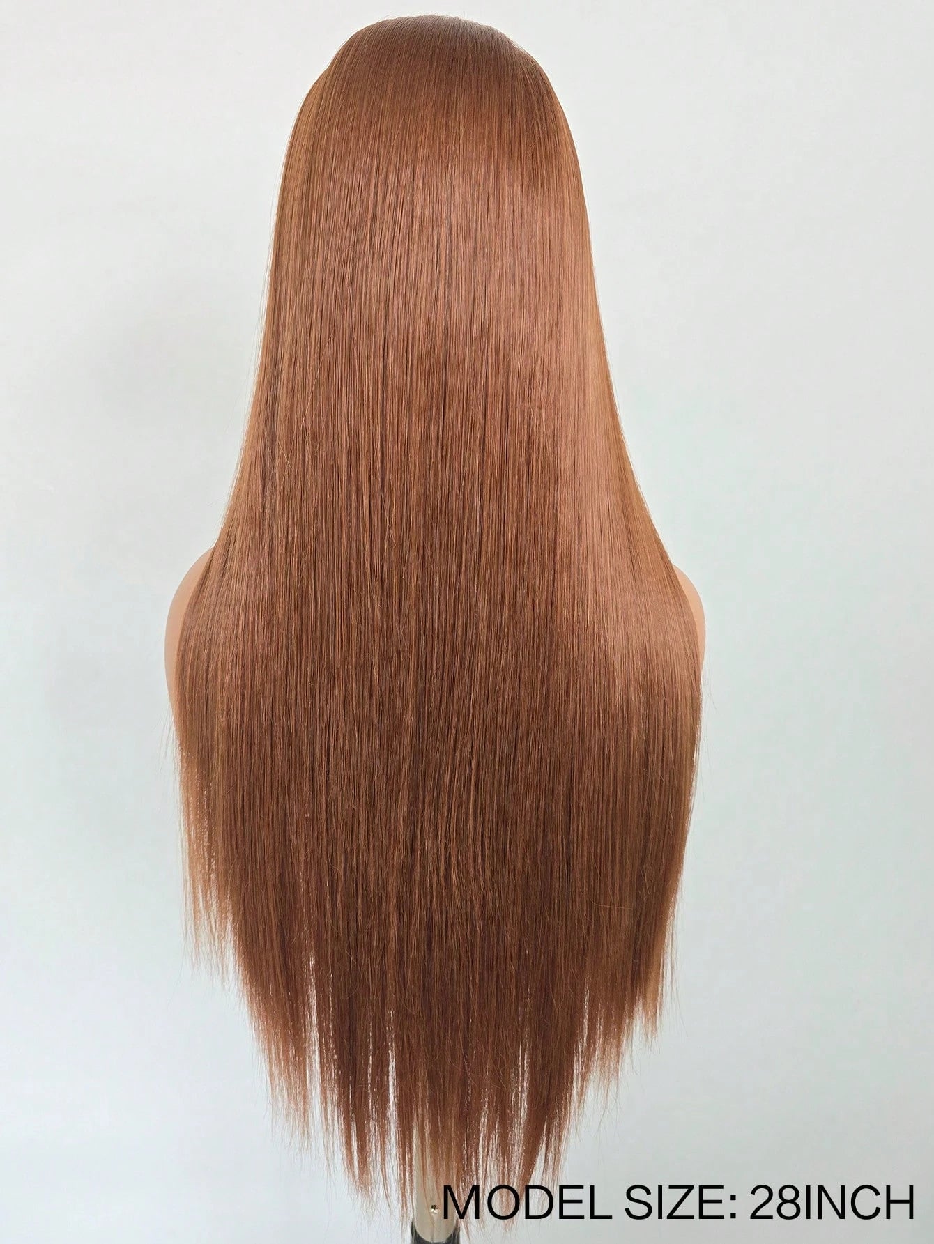 13"X4" 24" Straight Black Color Lace Front Wig For Women - Heat Resistant Synthetic Hair, Pre-Plucked Natural Hairline And Youthful Hair