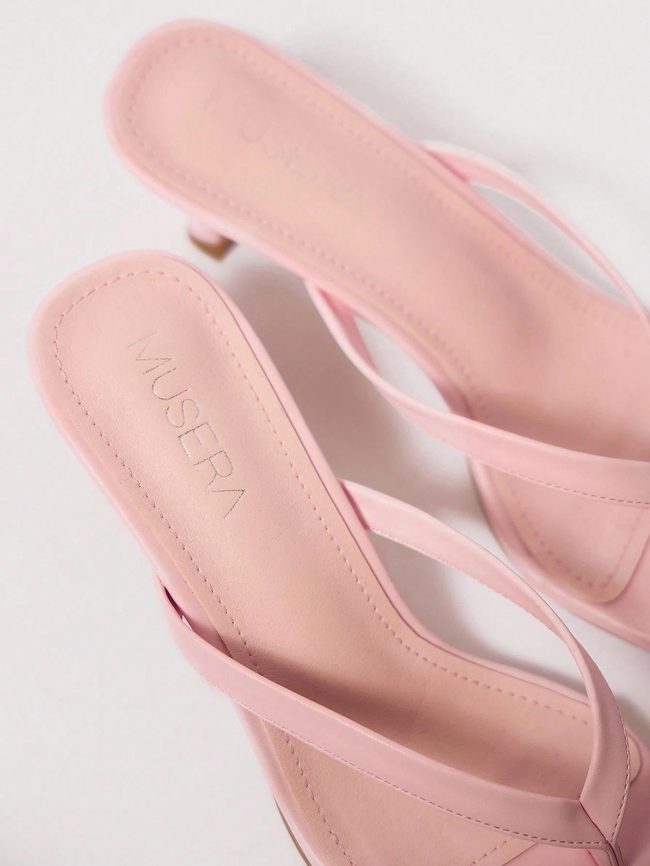 MUSERA Heeled Kitten Sandal Cute Fun Girly