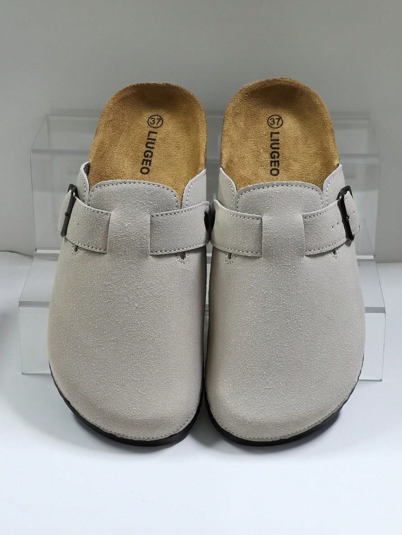 Men's Slip-On Mule Sandals, Soft Wood Casual Slippers