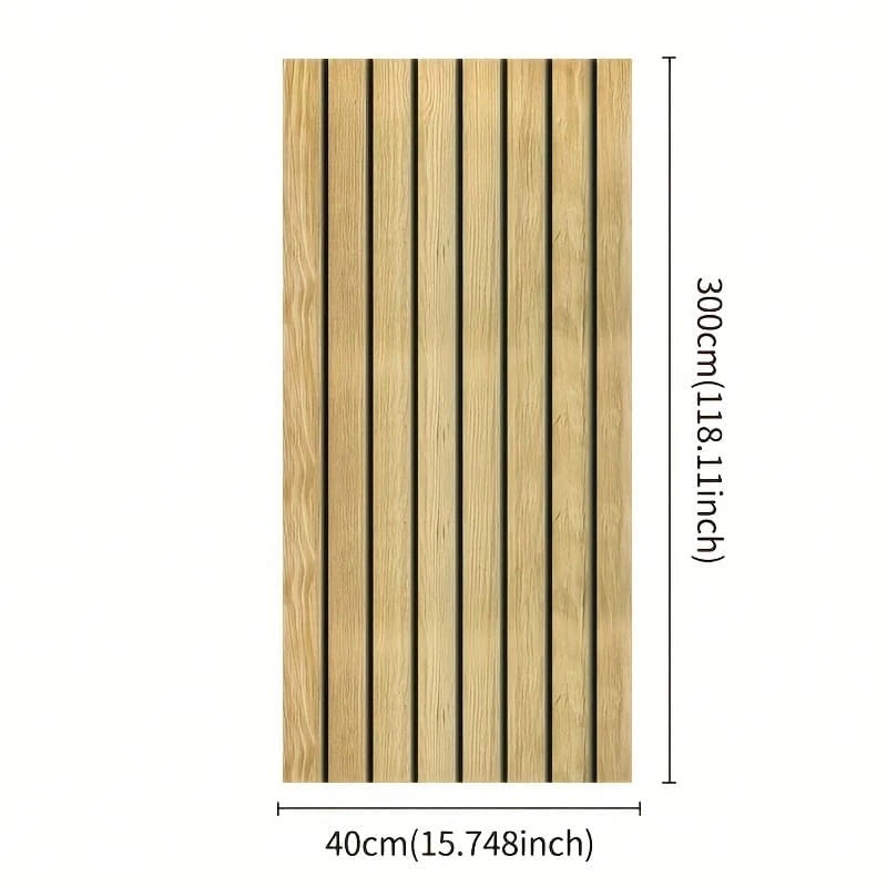 1 Roll 3D Wood Grain Wall Panel, Self-Adhesive Thickened Foam Wallpaper, Waterproof, Home Decor Wall Sticker, Peel And Stick, Easy To Clean And Cut, Suitable For Living Room, Bedroom, Dining Room And Ceiling Renovation