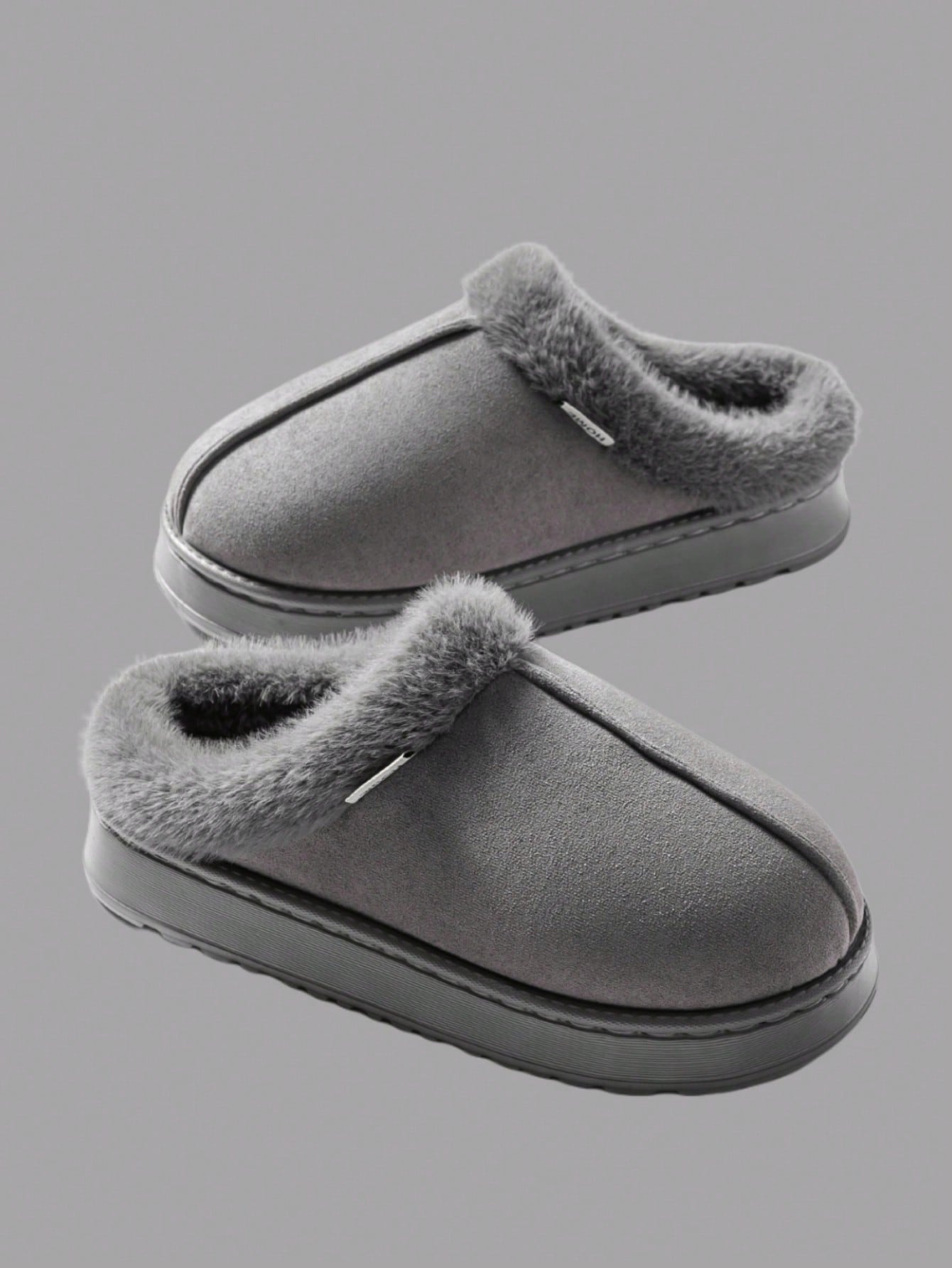 Women's Autumn inter Plush Lined Thick Sole Slippers Comfortable Non-Slip Warm Indoo utdoor Soft Luxury Fuzzy Slides
