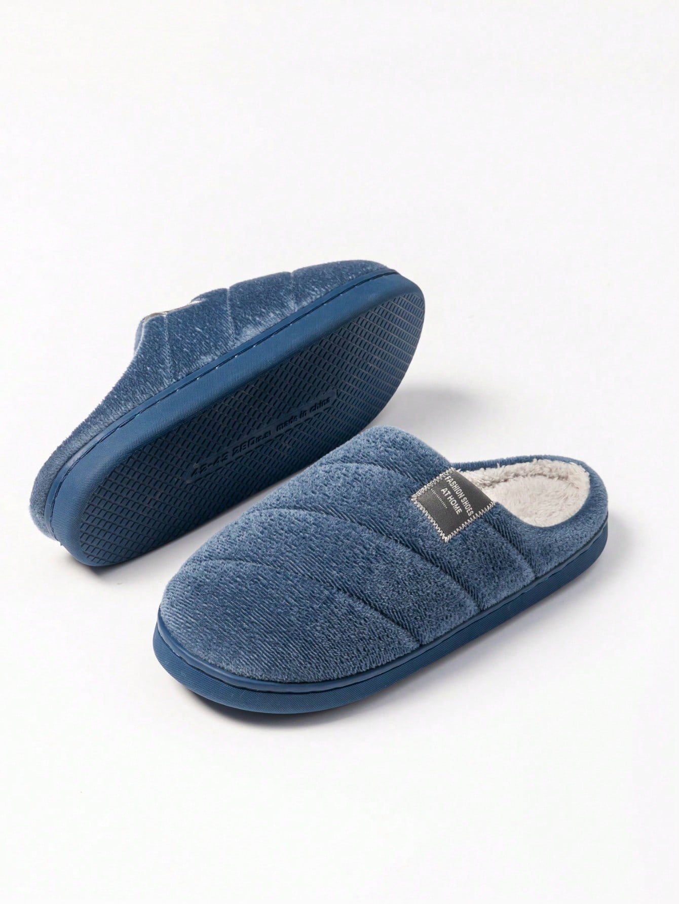 Warm And Comfortable Plush Slippers, Non-Slip Indoor Shoes