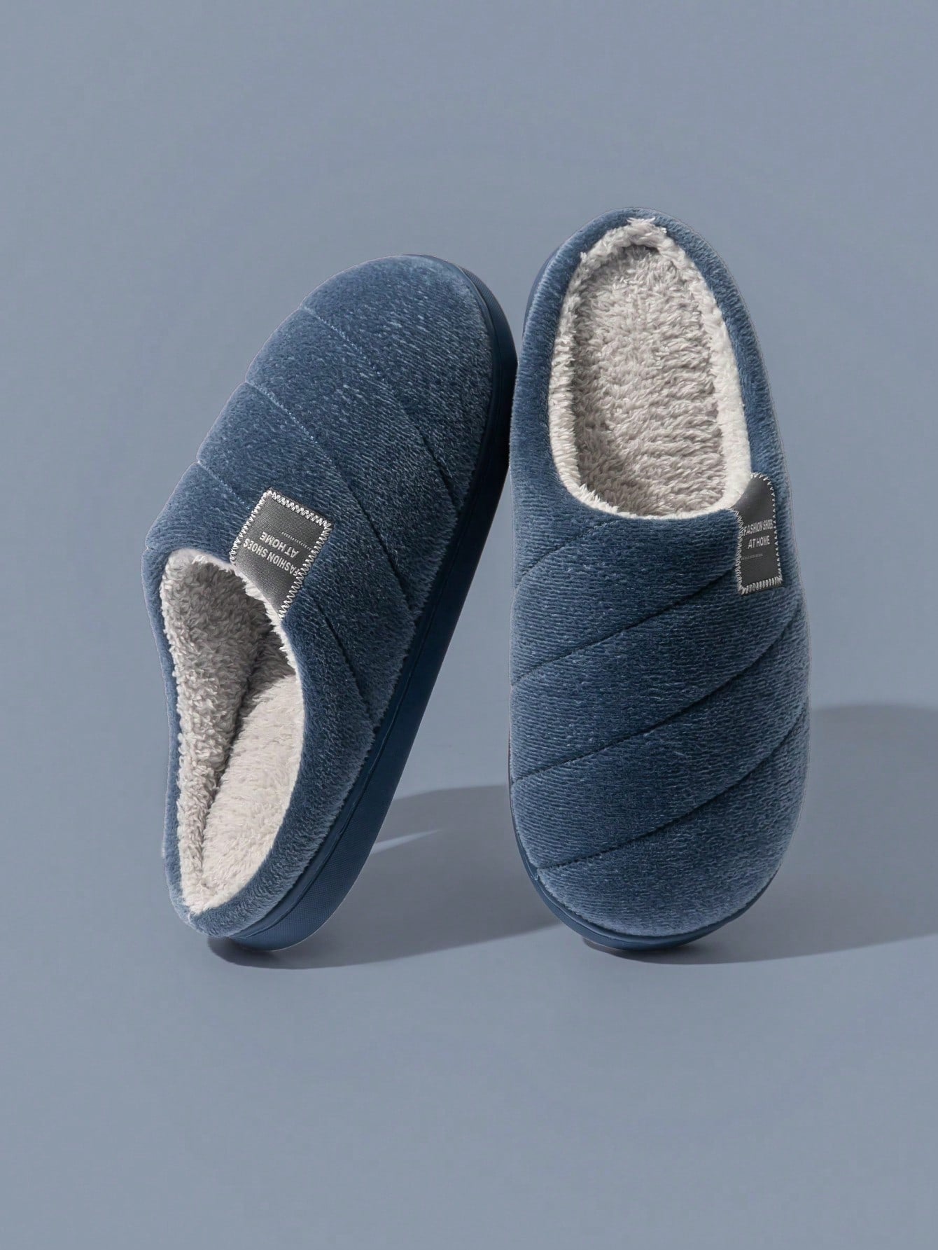 Warm And Comfortable Plush Slippers, Non-Slip Indoor Shoes