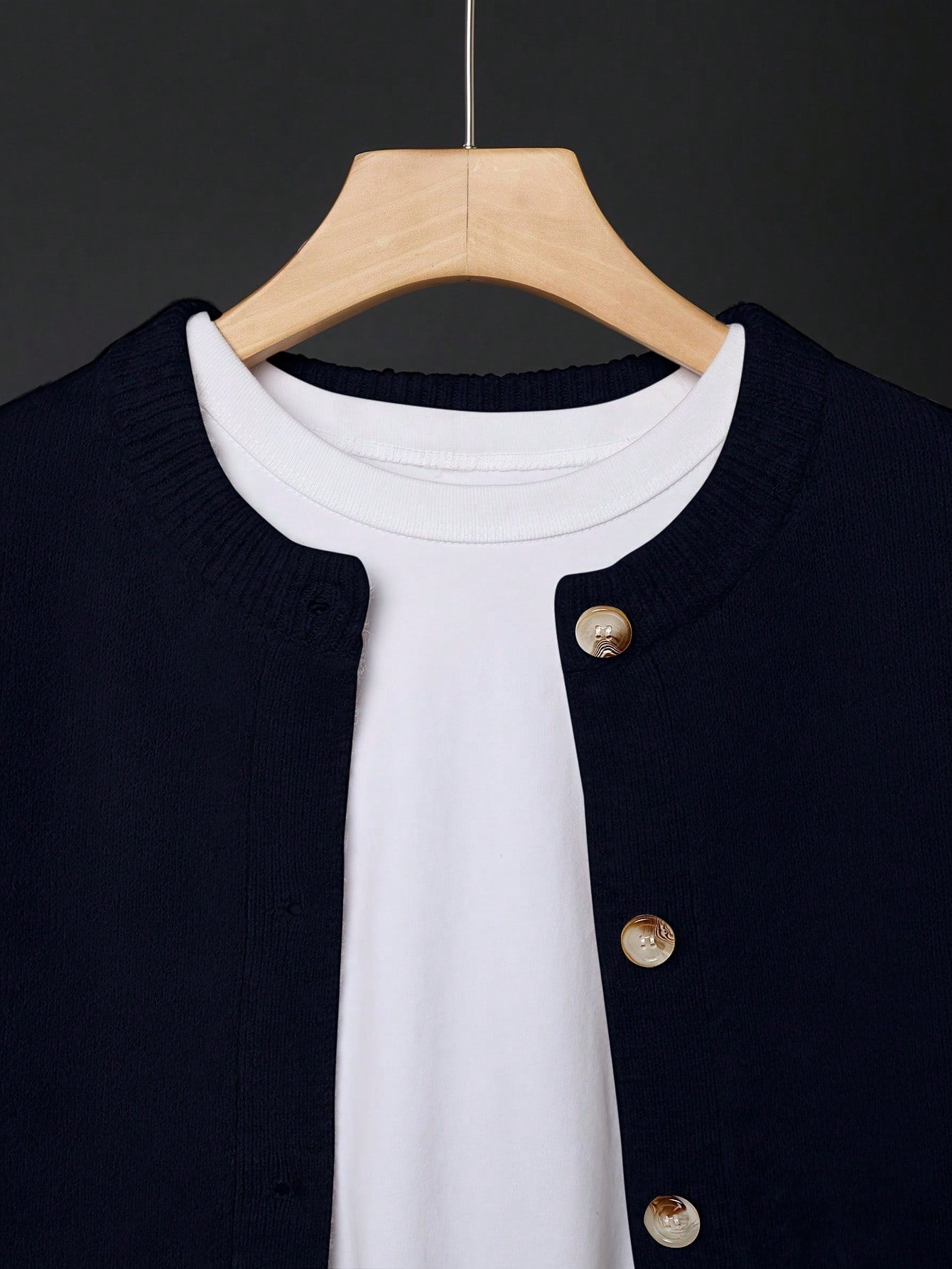 Women's Beige Cardigan, Soft Long Sleeve Sweater Jacket