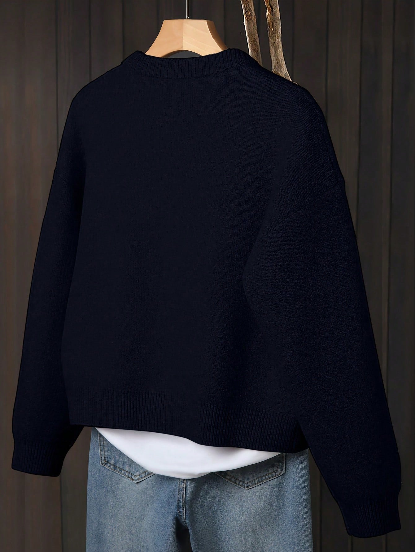 Women's Beige Cardigan, Soft Long Sleeve Sweater Jacket