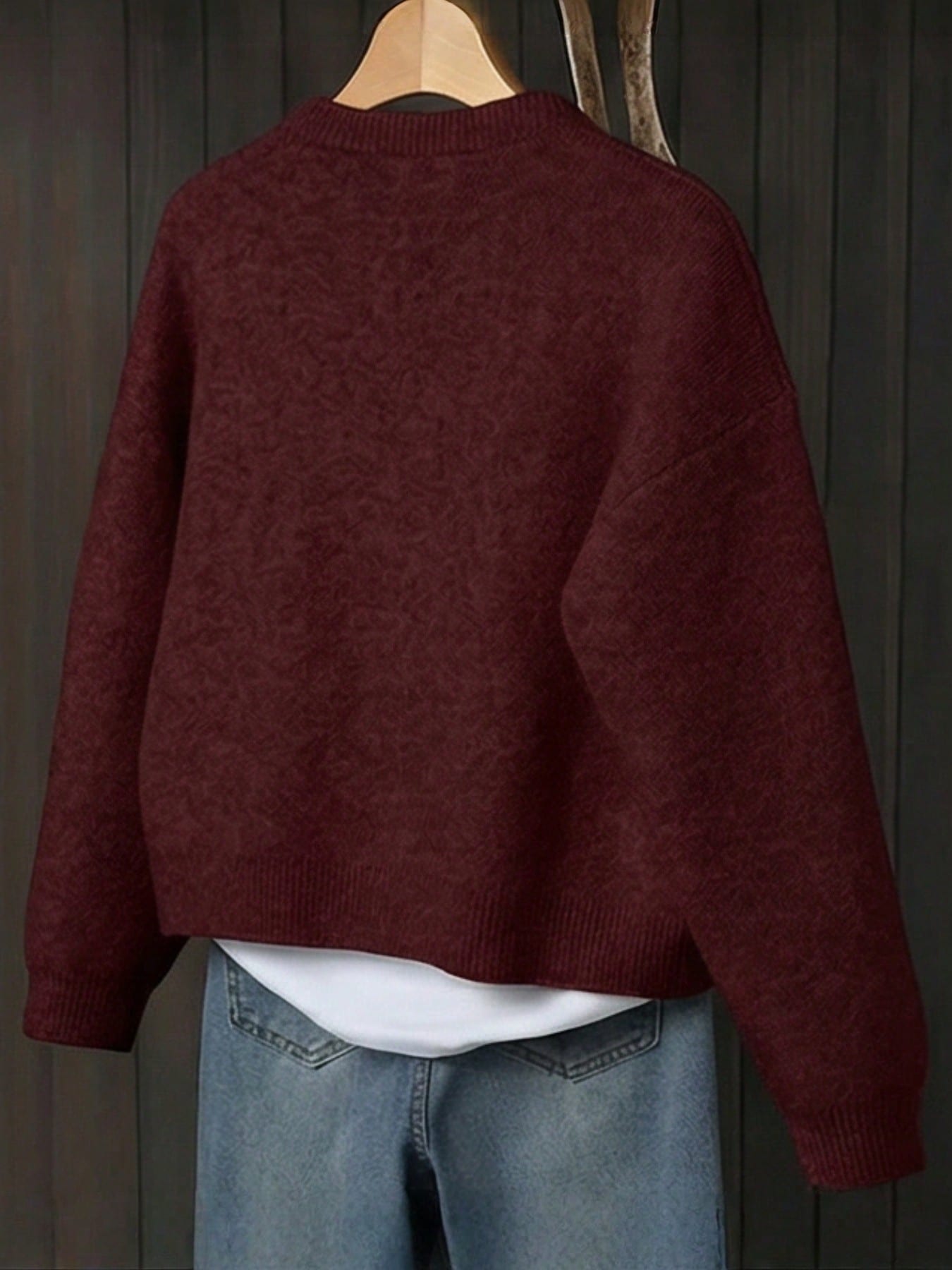 Women's Beige Cardigan, Soft Long Sleeve Sweater Jacket