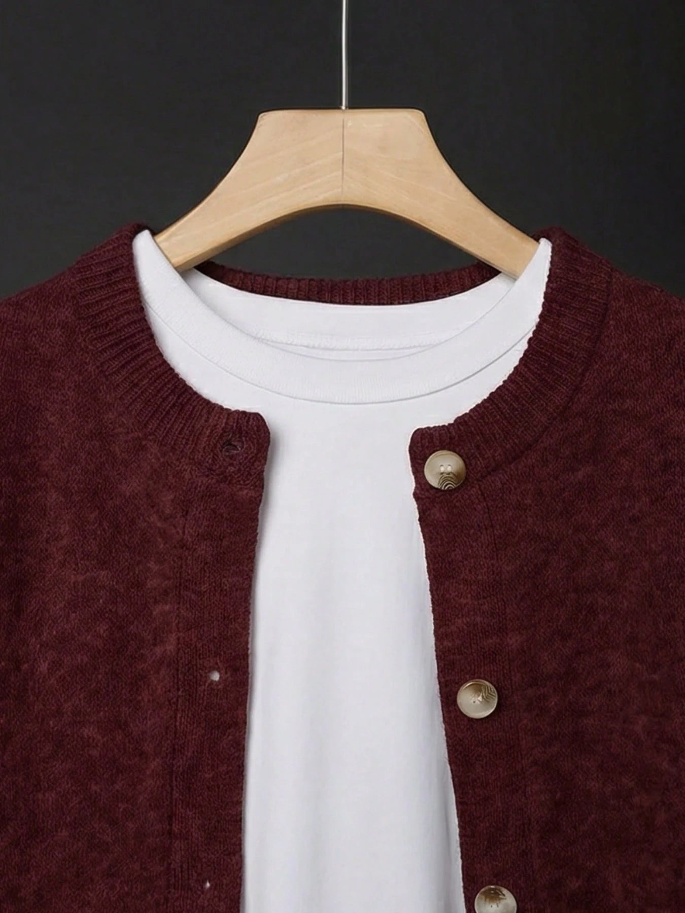Women's Beige Cardigan, Soft Long Sleeve Sweater Jacket