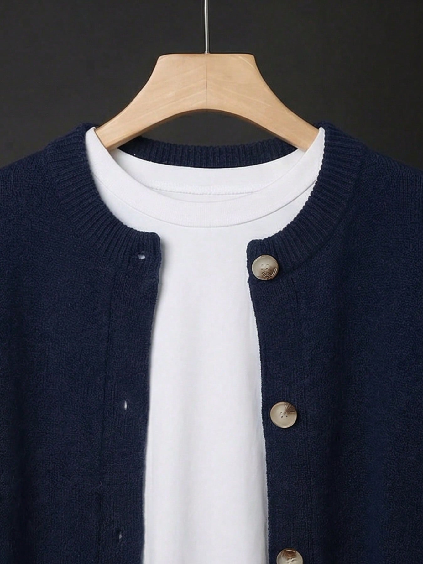 Women's Beige Cardigan, Soft Long Sleeve Sweater Jacket