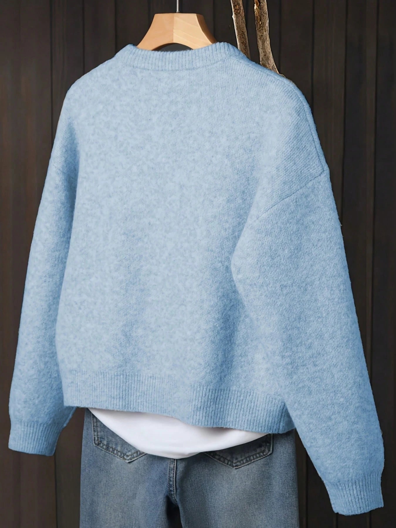Women's Beige Cardigan, Soft Long Sleeve Sweater Jacket