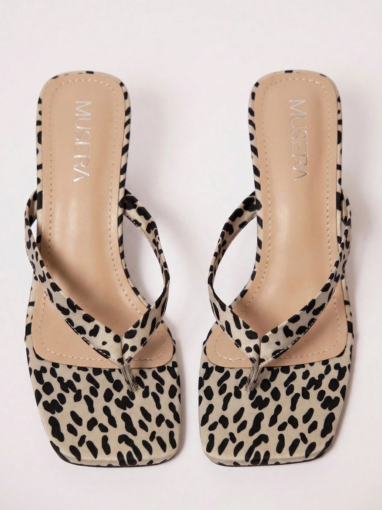 MUSERA Heeled Kitten Sandal Cute Fun Girly