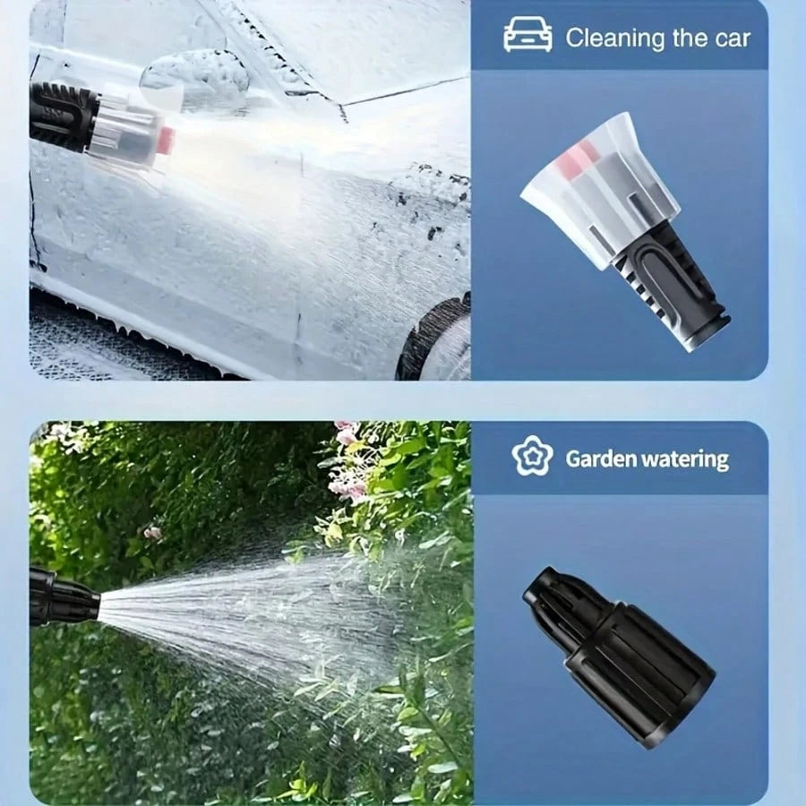 1-2L Hand Pressure Foam Sprayer, Leak-Proof With Adjustable Nozzle. Creates Rich Foam, Portable & Reusable. Great For Car Washing, Gardening And Household Cleaning.